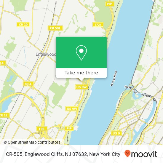 Mapa de CR-505, Englewood Cliffs, NJ 07632
