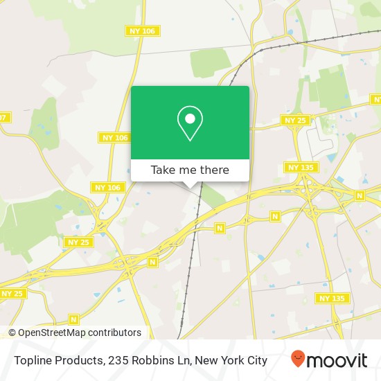 Mapa de Topline Products, 235 Robbins Ln