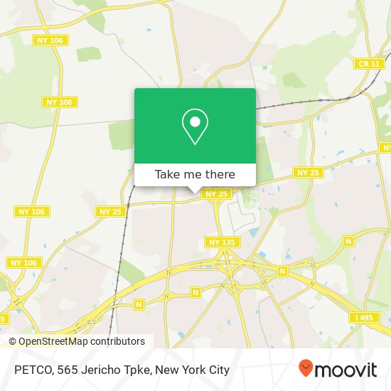 Mapa de PETCO, 565 Jericho Tpke