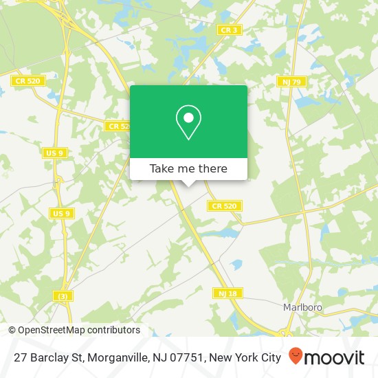 27 Barclay St, Morganville, NJ 07751 map
