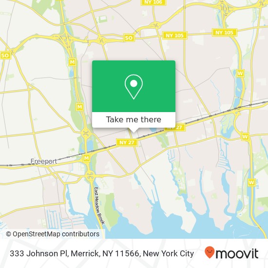 333 Johnson Pl, Merrick, NY 11566 map