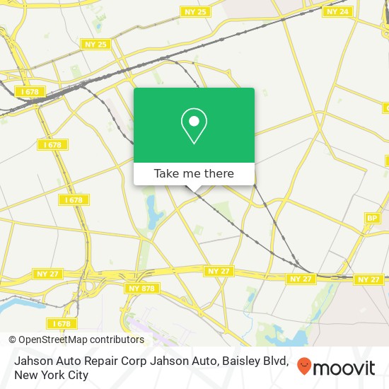 Jahson Auto Repair Corp Jahson Auto, Baisley Blvd map