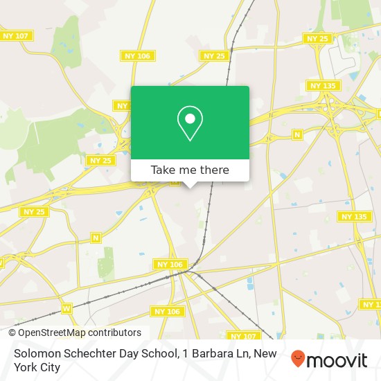 Solomon Schechter Day School, 1 Barbara Ln map