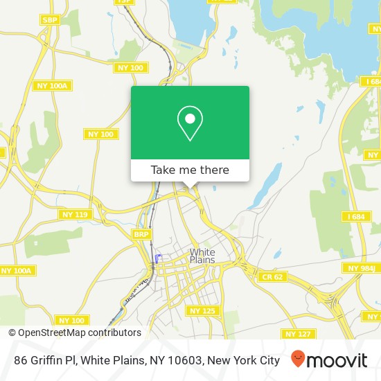 86 Griffin Pl, White Plains, NY 10603 map