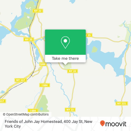 Mapa de Friends of John Jay Homestead, 400 Jay St