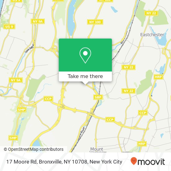 17 Moore Rd, Bronxville, NY 10708 map