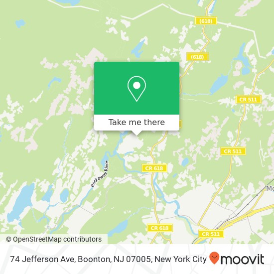 74 Jefferson Ave, Boonton, NJ 07005 map