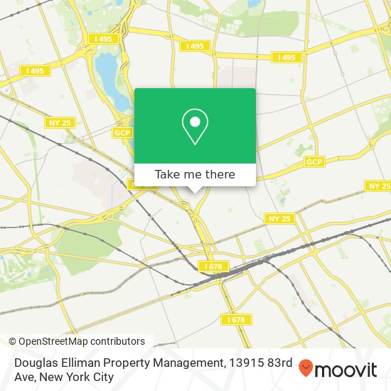 Mapa de Douglas Elliman Property Management, 13915 83rd Ave
