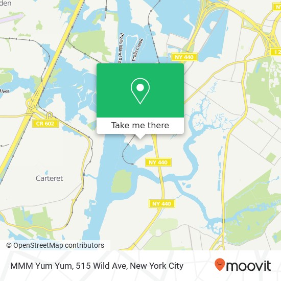 Mapa de MMM Yum Yum, 515 Wild Ave