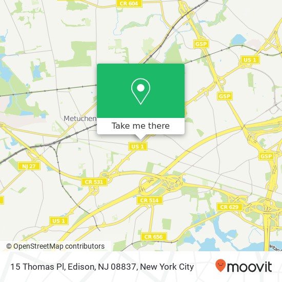 15 Thomas Pl, Edison, NJ 08837 map