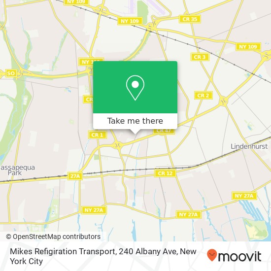 Mikes Refigiration Transport, 240 Albany Ave map