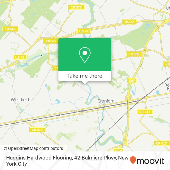 Huggins Hardwood Flooring, 42 Balmiere Pkwy map