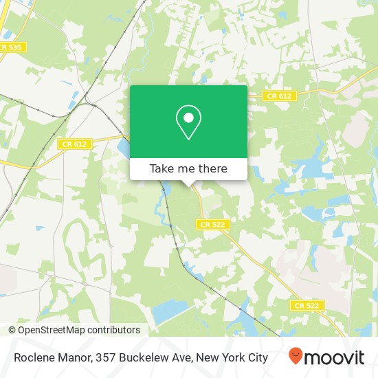 Mapa de Roclene Manor, 357 Buckelew Ave