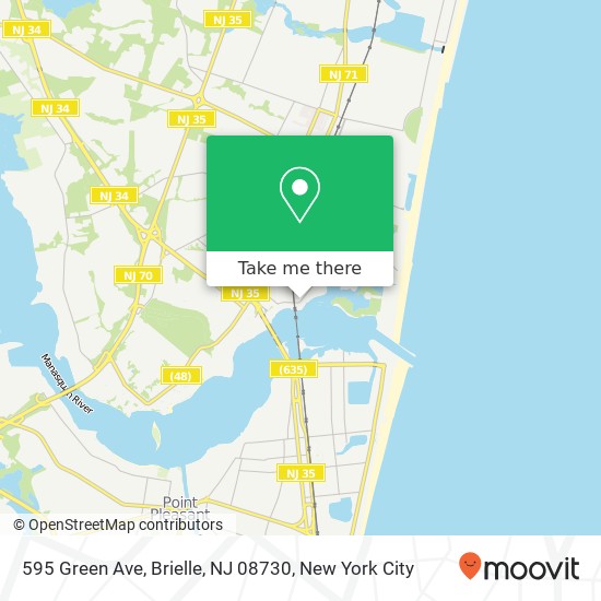 595 Green Ave, Brielle, NJ 08730 map