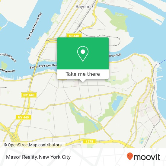 Mapa de Masof Reality, 171 Market St