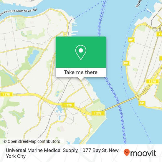 Universal Marine Medical Supply, 1077 Bay St map