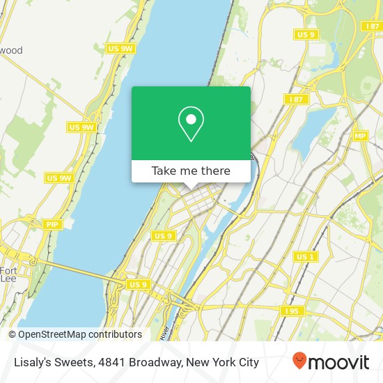 Mapa de Lisaly's Sweets, 4841 Broadway