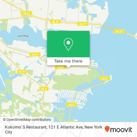Kokomo' S Restaurant, 121 E Atlantic Ave map