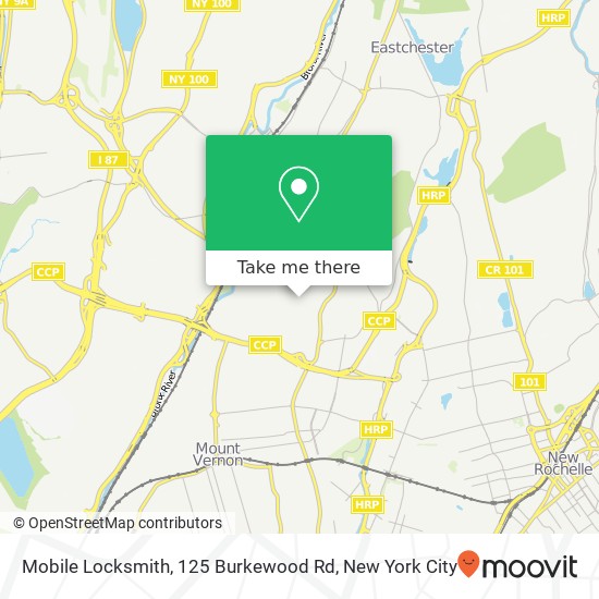 Mapa de Mobile Locksmith, 125 Burkewood Rd