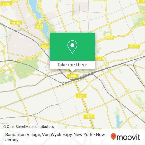 Samaritan Village, Van Wyck Expy map