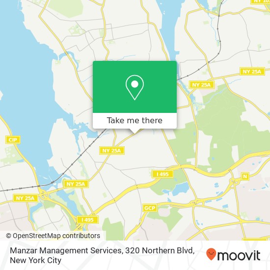 Mapa de Manzar Management Services, 320 Northern Blvd