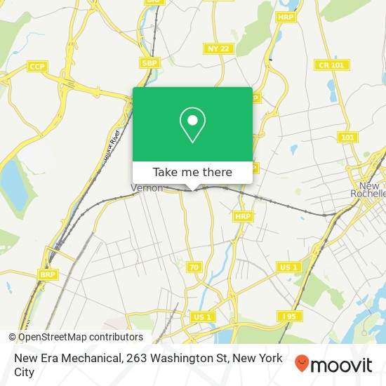 Mapa de New Era Mechanical, 263 Washington St