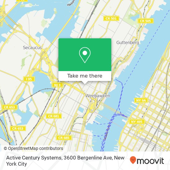 Active Century Systems, 3600 Bergenline Ave map