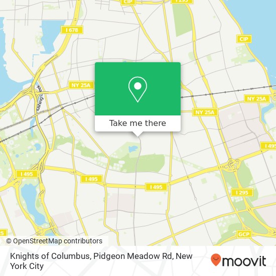 Mapa de Knights of Columbus, Pidgeon Meadow Rd