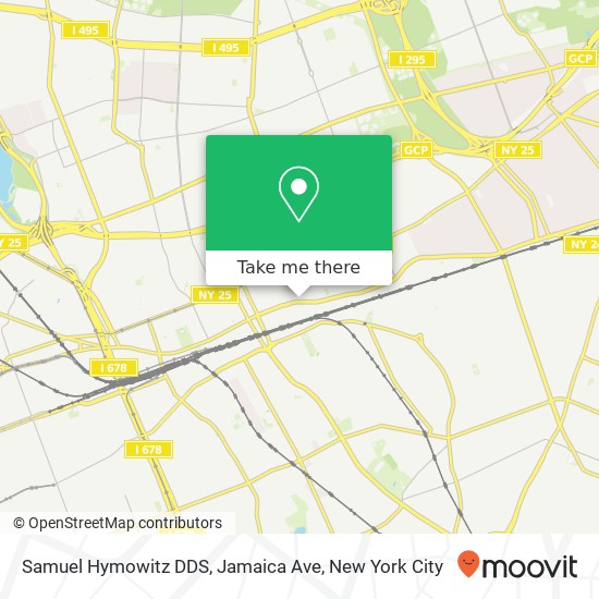 Mapa de Samuel Hymowitz DDS, Jamaica Ave