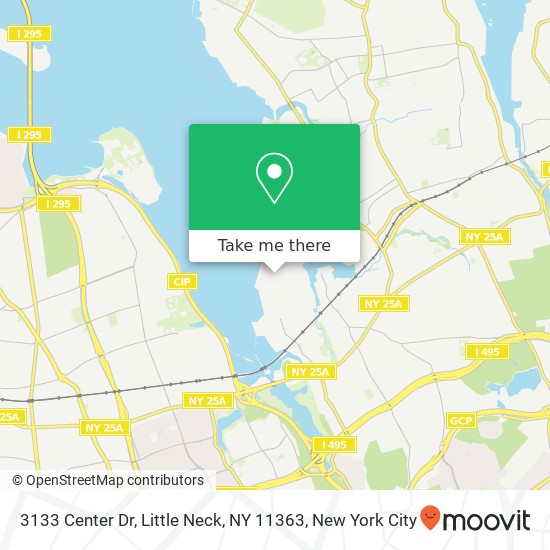 Mapa de 3133 Center Dr, Little Neck, NY 11363