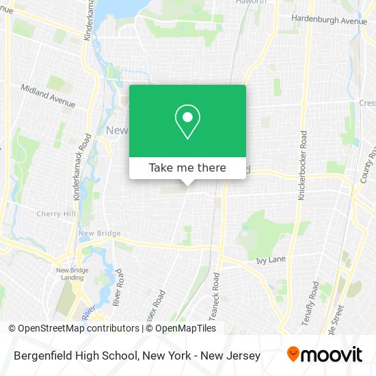 Mapa de Bergenfield High School