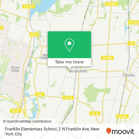 Mapa de Franklin Elementary School, 2 N Franklin Ave