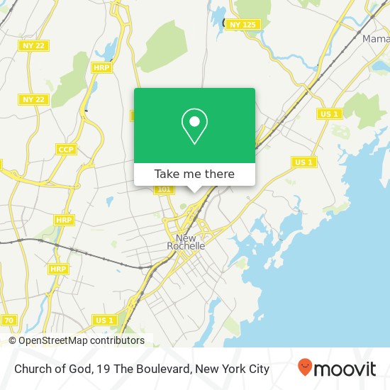 Mapa de Church of God, 19 The Boulevard