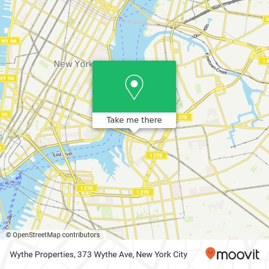 Wythe Properties, 373 Wythe Ave map