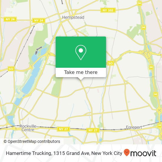 Hamertime Trucking, 1315 Grand Ave map