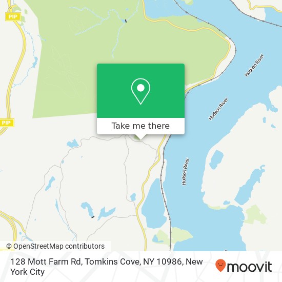 Mapa de 128 Mott Farm Rd, Tomkins Cove, NY 10986