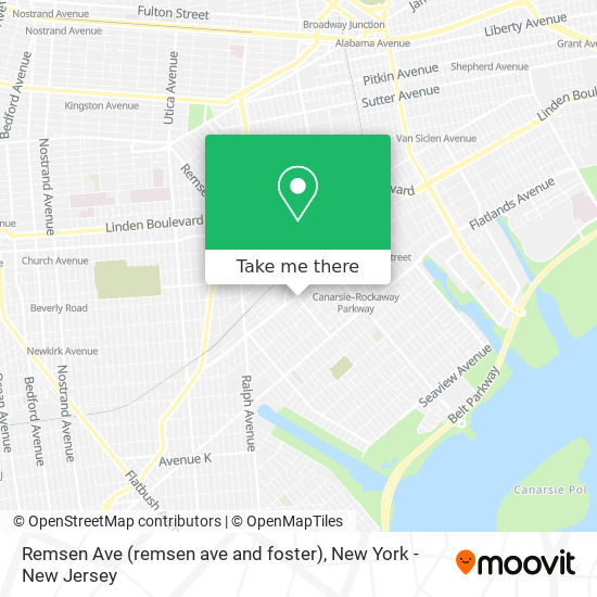 Mapa de Remsen Ave (remsen ave and foster)