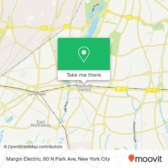 Mapa de Margin Electric, 80 N Park Ave