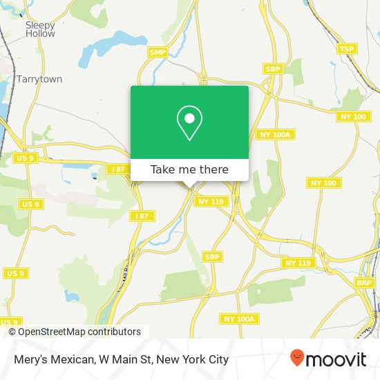 Mapa de Mery's Mexican, W Main St