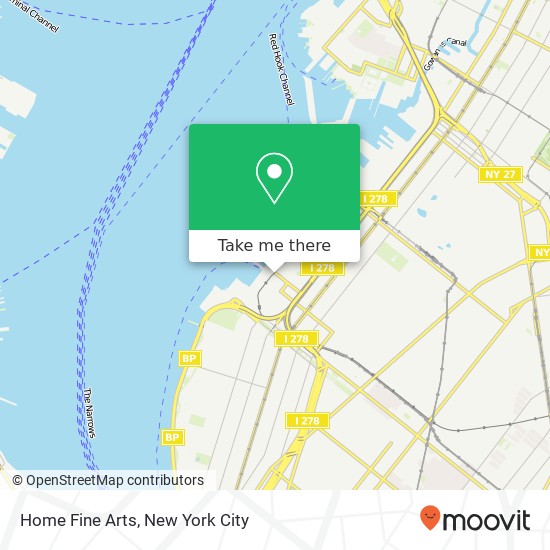 Home Fine Arts map