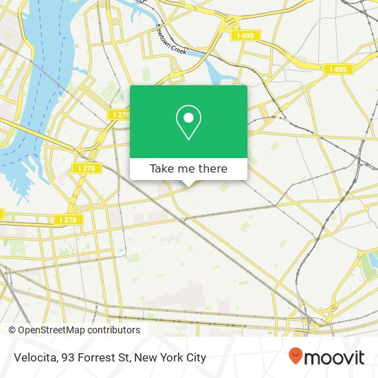 Mapa de Velocita, 93 Forrest St