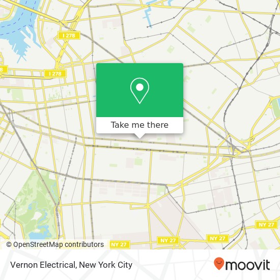 Vernon Electrical map