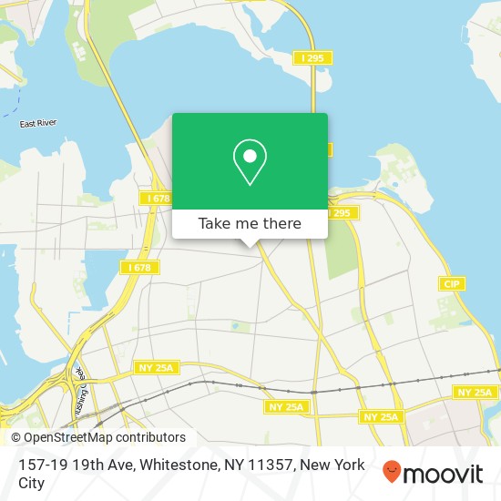 Mapa de 157-19 19th Ave, Whitestone, NY 11357
