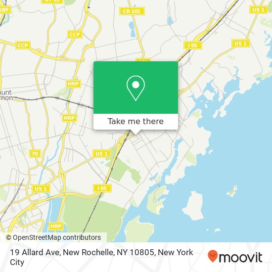 19 Allard Ave, New Rochelle, NY 10805 map