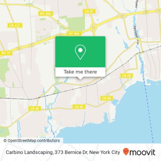 Mapa de Carbino Landscaping, 373 Bernice Dr