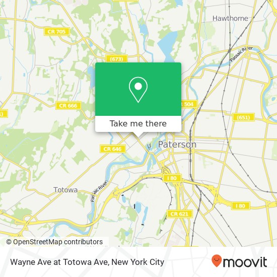 Mapa de Wayne Ave at Totowa Ave