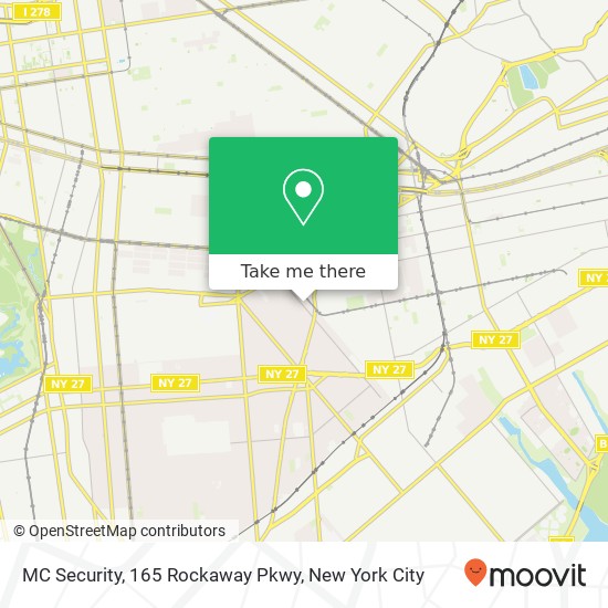Mapa de MC Security, 165 Rockaway Pkwy