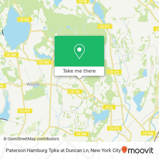 Mapa de Paterson Hamburg Tpke at Duncan Ln