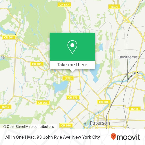 Mapa de All in One Hvac, 93 John Ryle Ave