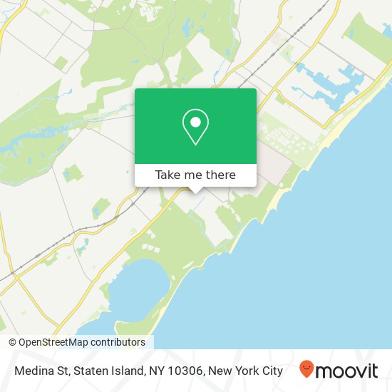 Mapa de Medina St, Staten Island, NY 10306
